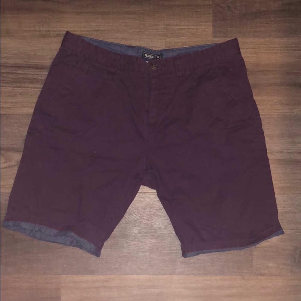 Maroon shorts